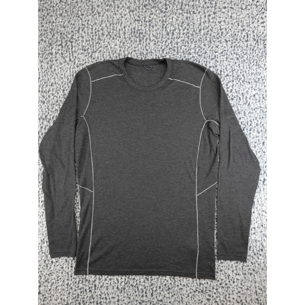 Kuhl Thermal Top Mens Small‎ Dark Gray Excellent LS Base Layer Thumbholes